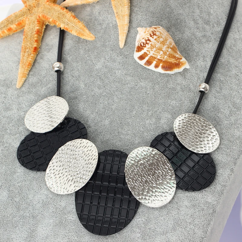 Ожерелье макси в стиле панк винтажный нагрудник чокер массивное ожерелье для