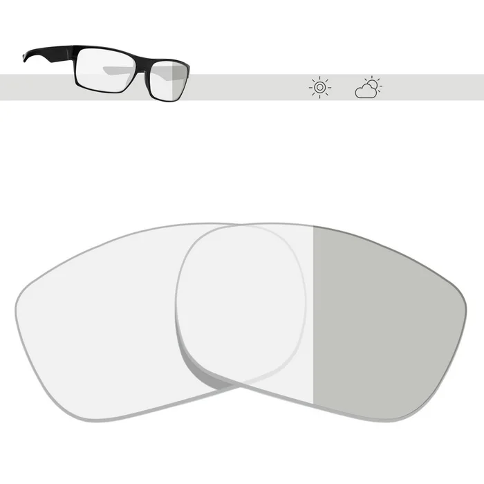 Photochromic Clear Glintbay поляризованные Сменные солнцезащитные очки линзы для солнцезащитных очков в стиле Окли два вида-несколько вариантов - Цвет линз: Photochromic Clear