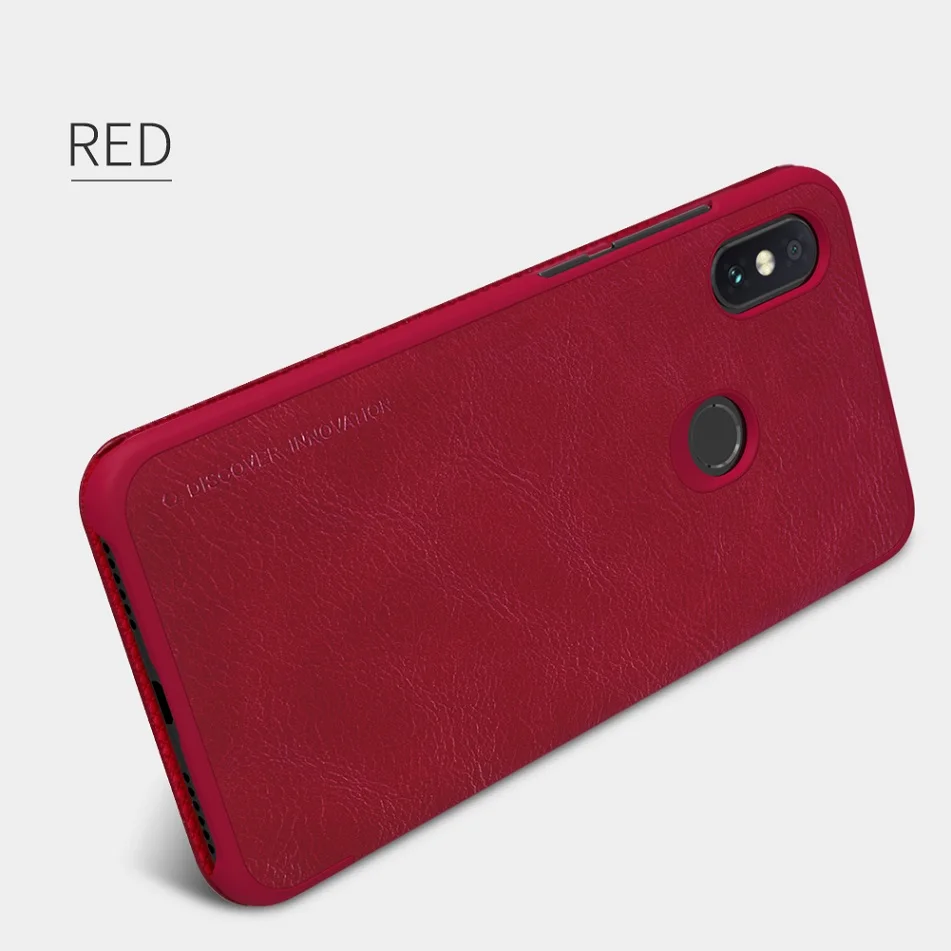Чехол для redmi note 6 pro Nillkin винтажный Qin флип-чехол из искусственной кожи чехол xiaomi 26