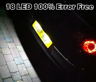 2 шт. белые светодиодные лампы заднего номерного знака без ошибок для Golf/Rabbit MK6 Golf 6