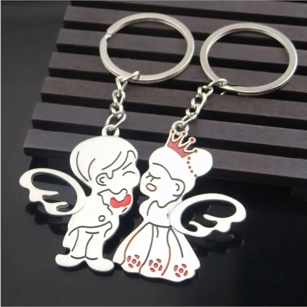 

1 пара Love You Forever Heart Word/Angel Kiss пара вешалка для влюбленных подарок специальный дизайн гладкая поверхность HG7131 HG7134