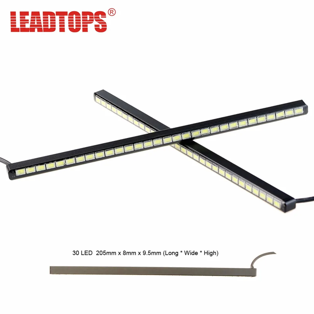 LEADTOPS 2X 30 светодиодный SMD 5630 Светодиодный фонарь для автомобиля DRL противотуманный