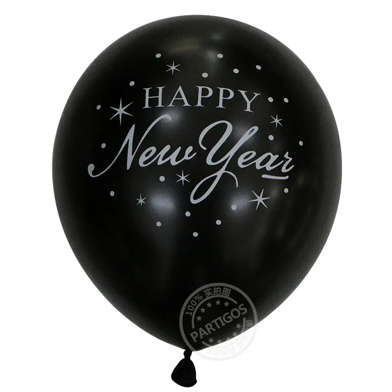 20 шт./лот 12 дюймов с новым годом печатные латексные шары веселые рождественские