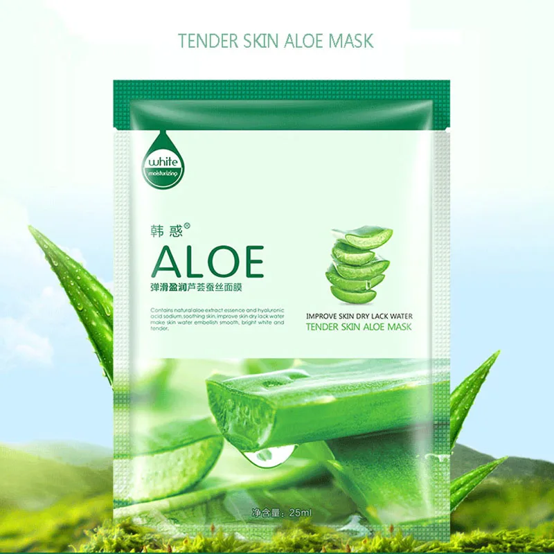 HanHuo Acerola GreenTea огурец алоэ жемчуг Cubilose маска для маски кожи лица Уход за лицом