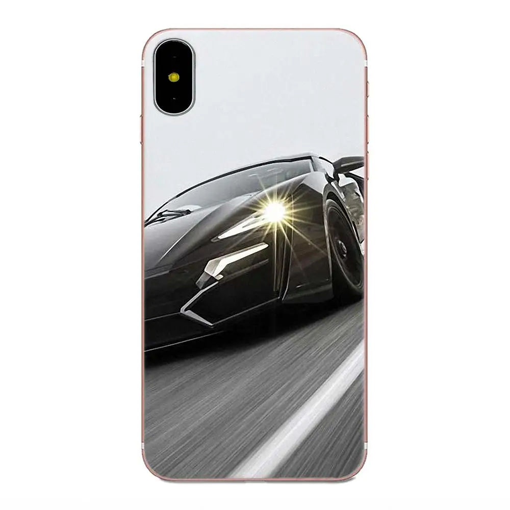 Супер Спортивная Автомобильная Мягкая коробка для звонков Apple iPhone 4 4S 5 5C 5S SE 6 6S 7 8