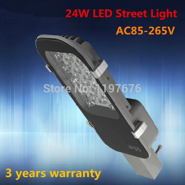 

20pcs 24*1W High Power LED Road Light Outdoor LED Street Light 12V 24V AC85-265V Warm White/Cold White LED Street Light
