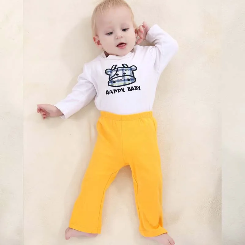 2017 г. Новые детские штаны с вышивкой животных для маленьких мальчиков и девочек