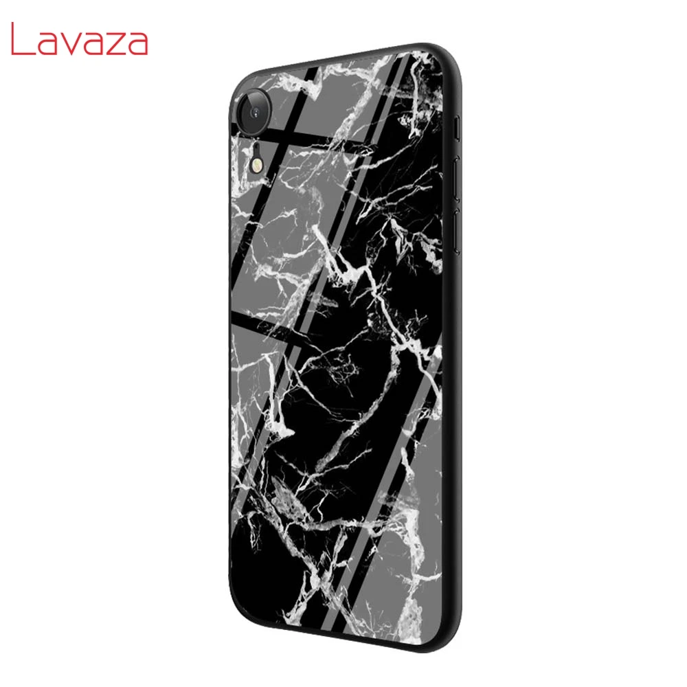 Lavaza гранит скраб камень закаленное стекло ТПУ чехол для iPhone 6 6S 7 8 Plus 5 5S SE XR X XS 11 Pro