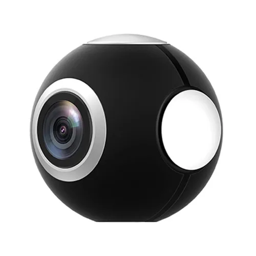Black Podofo Мини HD панорамная 360 Камера широкий двойной угол рыбий глаз очки виртуальной реальности VR видео Камера смартфон ВР Тип с портом типа C Спортивная Экшн-камера с поддержкой OTG - Цветной: Black