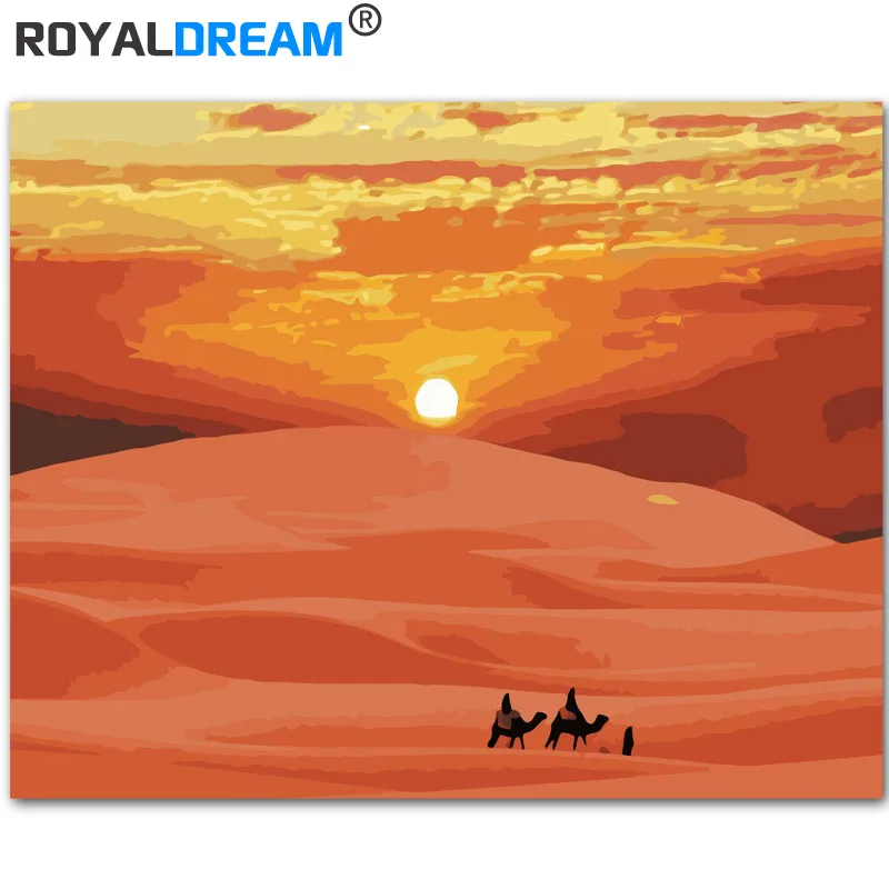 ROYALDREAM DIY картина по номерам фотообои для дома гостиной уникальный подарок | Дом и