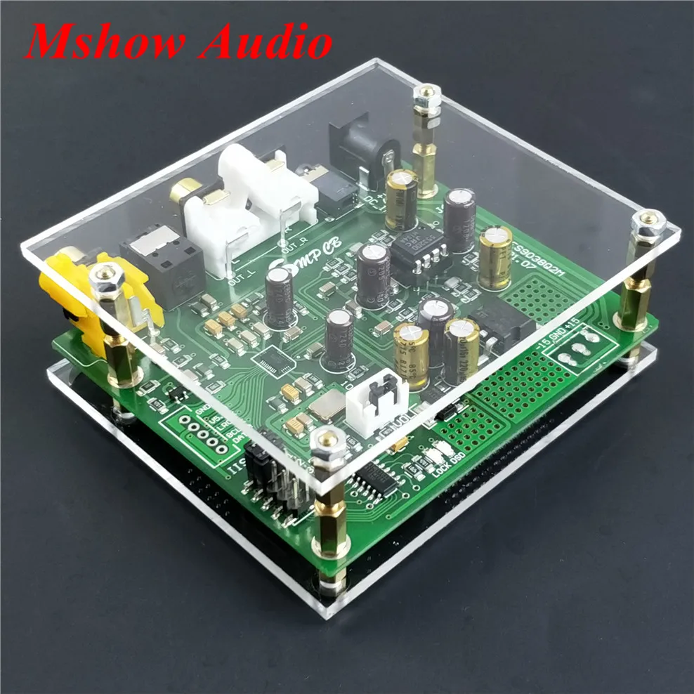 Новый ES9038 ES9038Q2M DAC декодер плата поддержка IIS DSD DOP 384 кГц Бесплатная