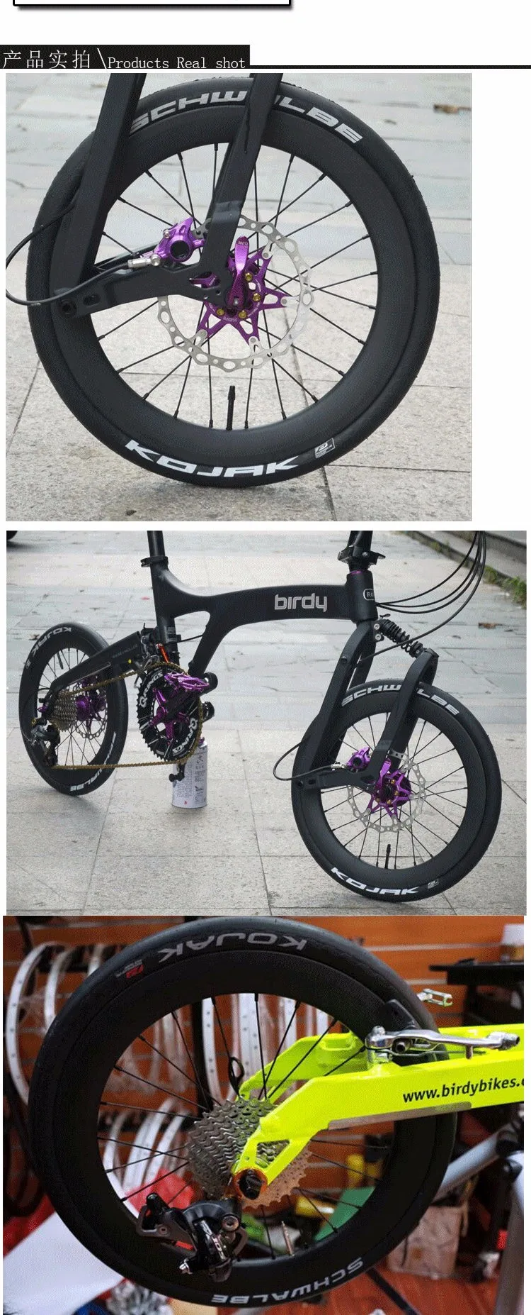 SEMA 20 дюймов 406 карбоновые колеса с Ridea концентратор полный T700 карбоновое волокно клинчер обод лучшее качество карбоновая колесная пара для птичьего велосипеда