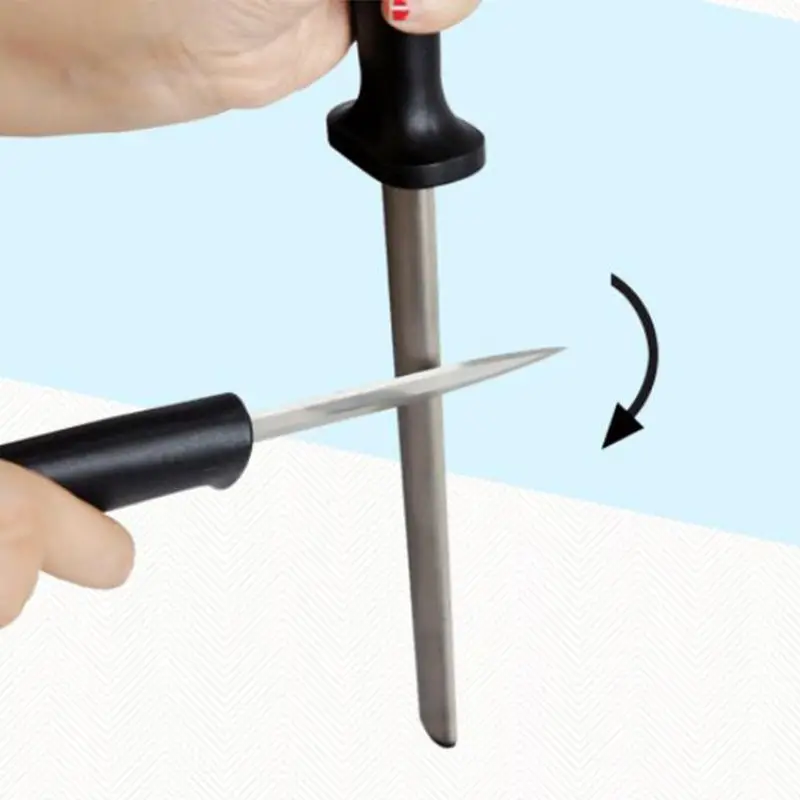 Diamond Carbon Steel Professional Knife Sharpener Rod | Kitchen Home or Hunting Master Chef Hunter Gourmet Blade Sha Дом и сад
