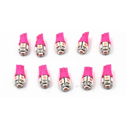 10x T10 5050 W5W 5SMD 194 168 12V светодиодный Автомобильная задняя боковая лампа 2825 158 192| |