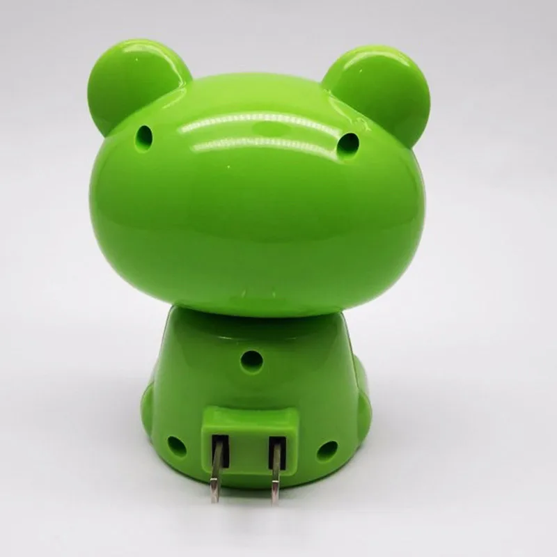 Творческий лягушка plug свет controll датчик ночь светодиодная бра спальня украшения