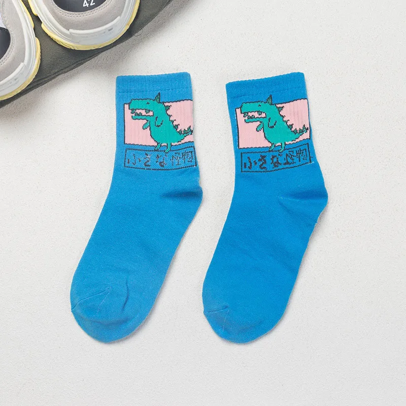 Женские Дышащие носки спортивные в Корейском стиле для скейтбординга и