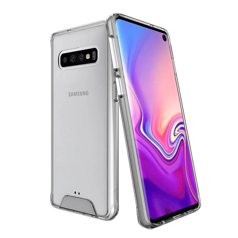 Противоударный бронированный Прозрачный чехол для Samsung Galaxy M10 M20 M30 A10 A20 A30 A50 A70 S10