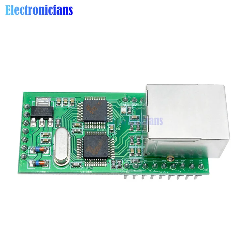 Ethernet к TTL RS232 последовательный ТТЛ-ТТЛ TCP / IP RJ45 UDP сетевой преобразователь модуль