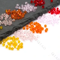 720pcslot chinese top quality 4mm multicolor glass bicone bead accessories clothing with beads