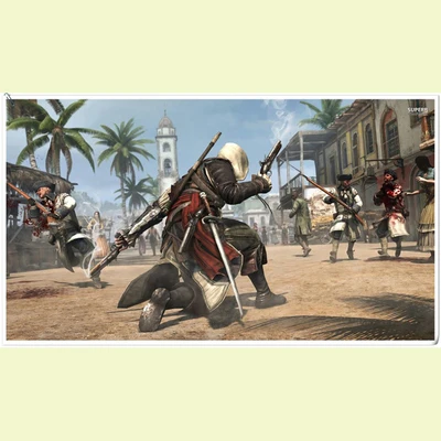 Color Paintings Posters Creed Game Connor War Wall Art 54 Framework Home Decor 1 Pieces Print Decorative Picture Room | Дом и сад
