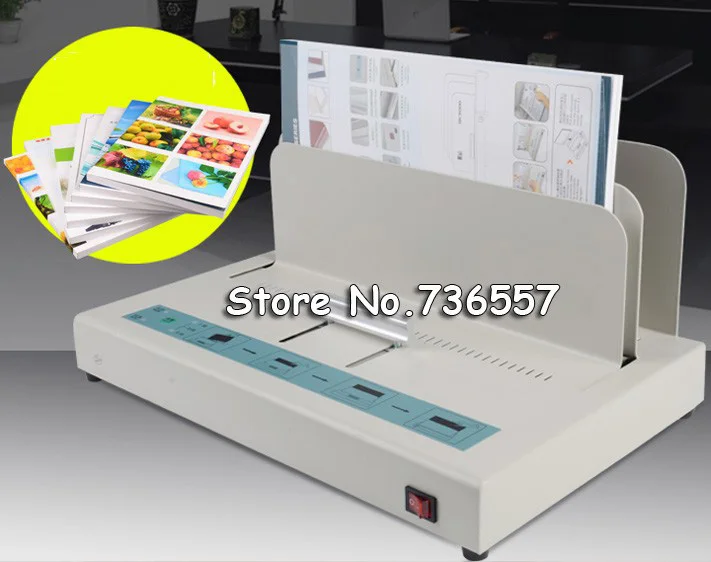 

Hot glue binding machine desktop perfect paper thermal binder electric metal book maquina de encuadernar binder machine 1pc