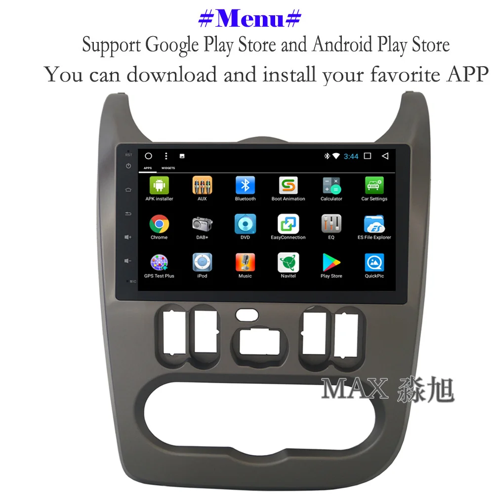MAX 2G + 32G Android 8.1.0 автомобильный dvd-плеер для Renault Logan/Sandero/Duster Авторадио RDS Bluetooth WiFi SWC
