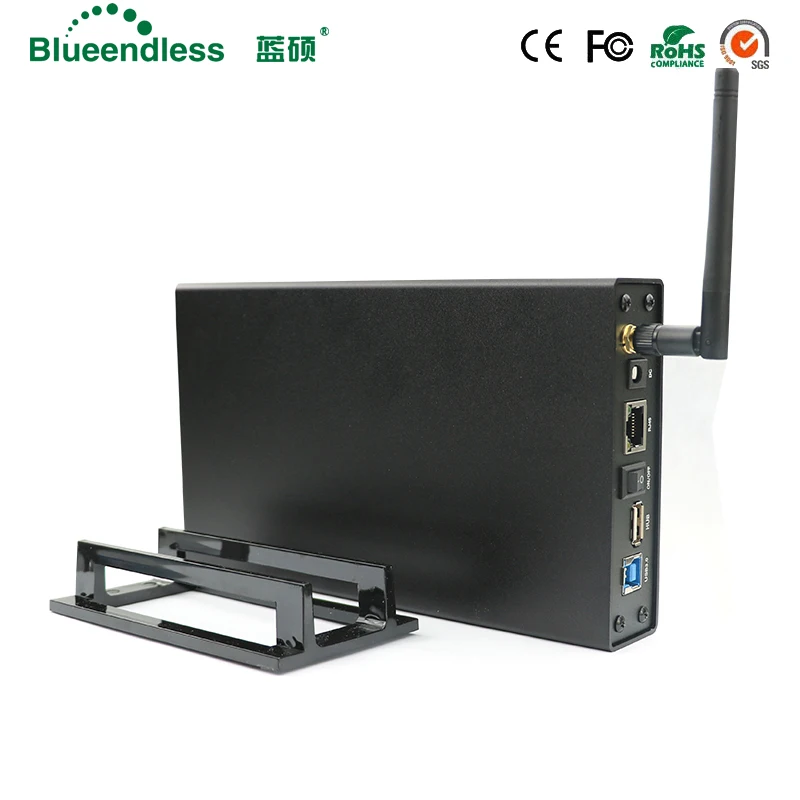Алюминиевый Чехол для внешнего жесткого диска Nas Wifi роутер 300 Мбит/с ретранслятор