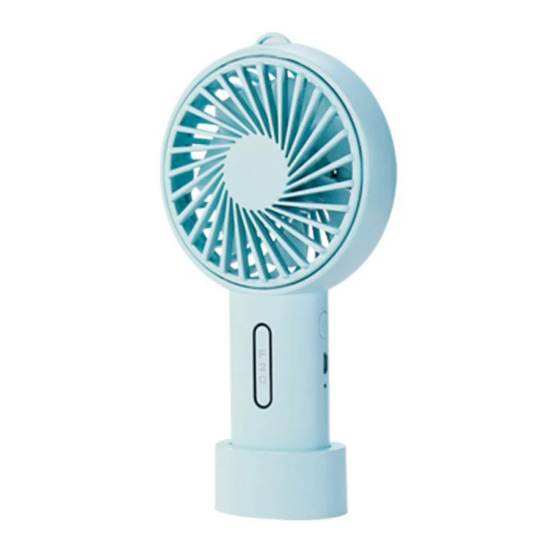 Handheld USB Fan Cooler 3 Speed Adjustable Mini Rechargeable Handy Small Desk Desktop Cooling Birthday Gift | Дом и сад