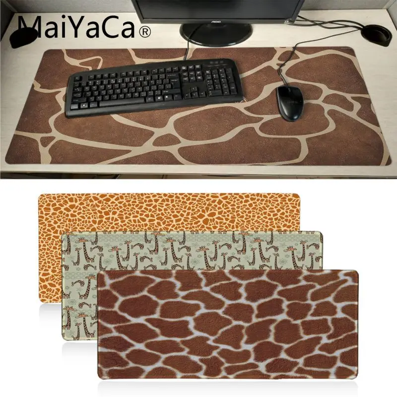 

Maiyaca высокое качество Жираф кожа замок край контроль скорости коврик для клавиатуры ноутбука хорошее качество игровой необходимый коврик д...