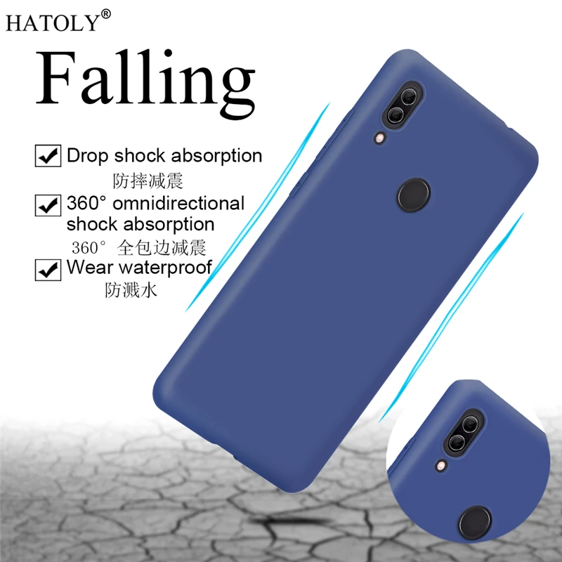 For Xiaomi Redmi Note 7 Case Cover for Pro Soft Rubber Silicone Armor Shell TPU Phone | Мобильные телефоны и аксессуары