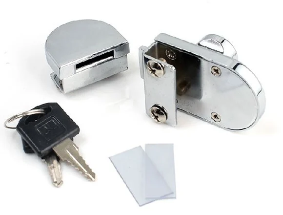 Горячий стеклянный витрины/замки для витрины цинковый сплав стекло 5 8 мм