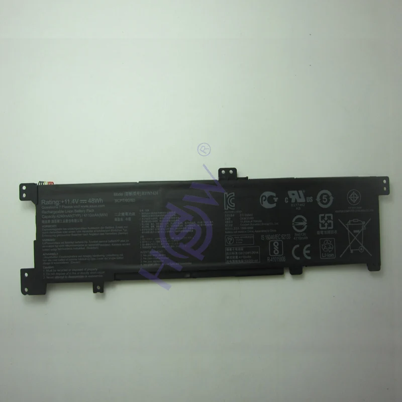 HSW ноутбука Батарея для Asus K401LB K401LB5010 K401LB5200 батареи K401LB5500 B31N1424 Батарея|battery for asus|asus