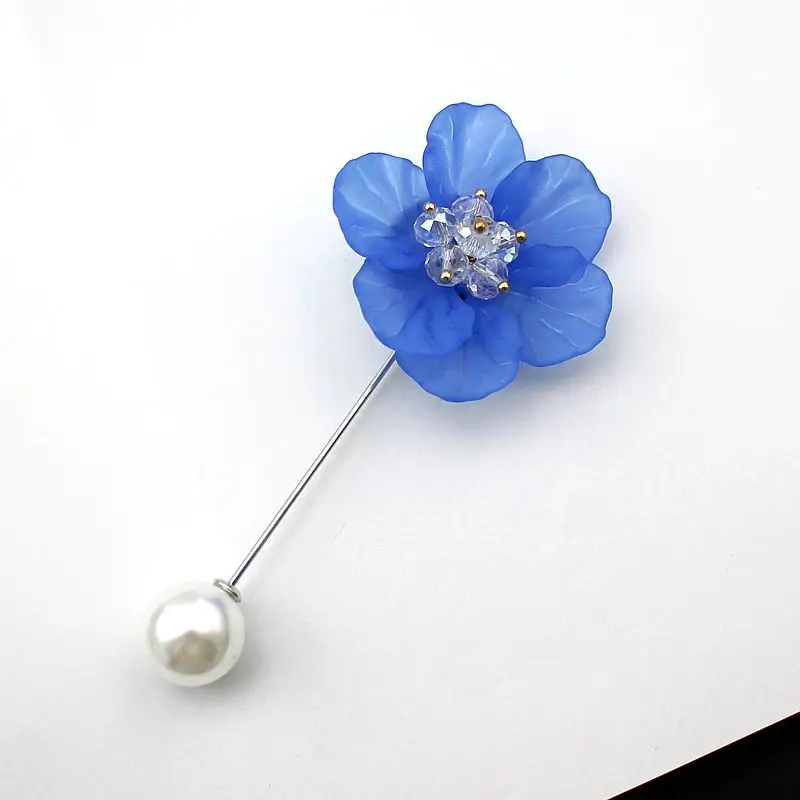 Модная брошь-цветок на лацкан для костюмов свадьбы корсажа куртки палочки брошка