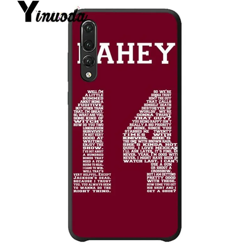 Yinuoda Teen Wolf Stilinski 24 Dunbar 9 Мягкий Силиконовый ТПУ чехол для телефона Huawei P 10 P20 коврик
