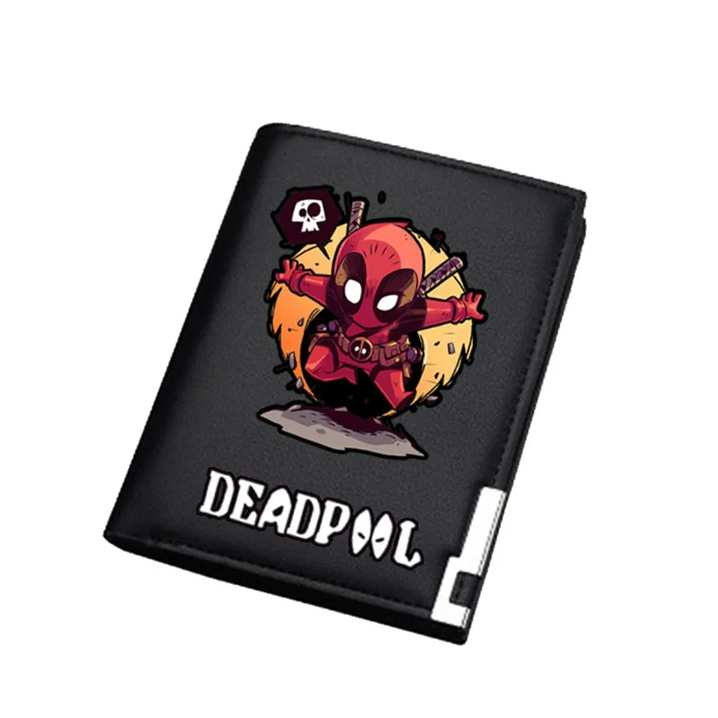 Wade Winston Wilson Дэдпул дизайн унисекс длинные кошельки из искусственной кожи кошелек мультфильм ID держатель для карт карман для денег клатч