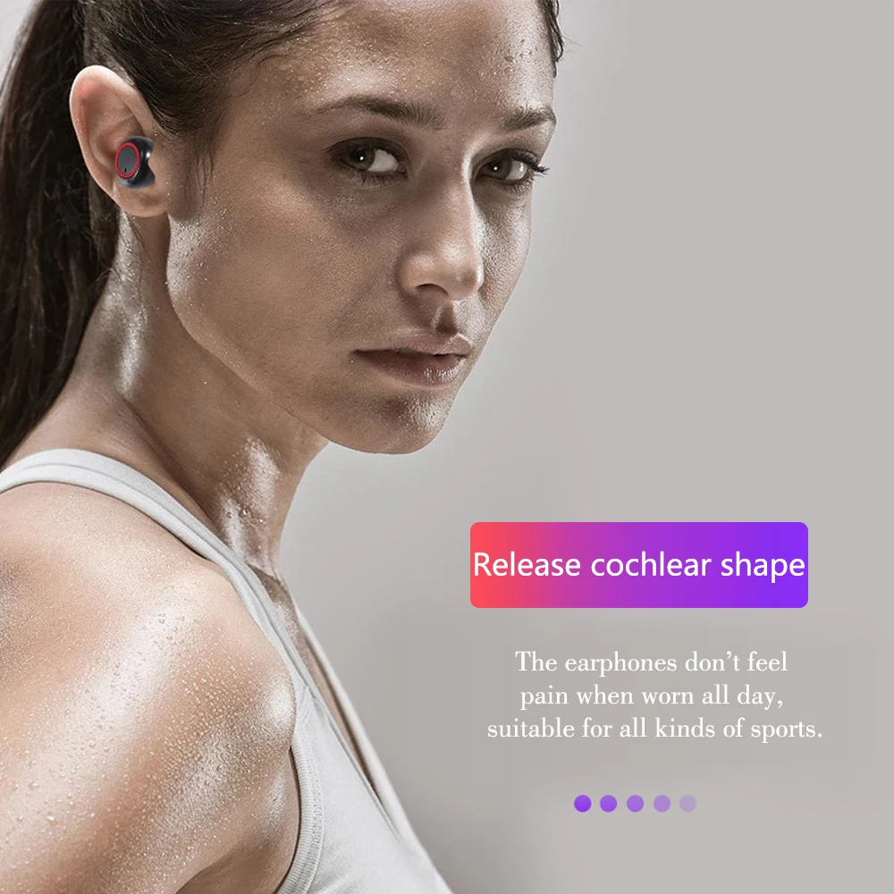 DT 2 беспроводные наушники Bluetooth гарнитура 5 0 TWS спортивные игровая Гарнитура 3D