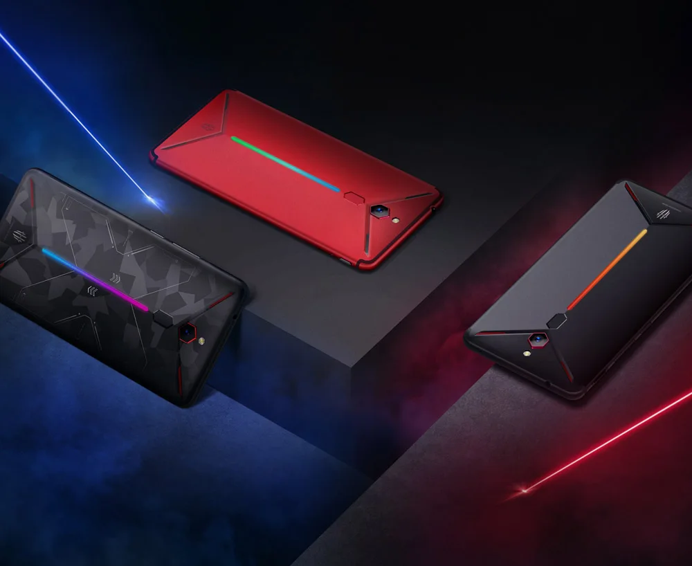 Мобильный телефон zte nubia Red Magic Mars, 6,0 дюймов, 8 ГБ ОЗУ, 128 Гб ПЗУ, Восьмиядерный процессор Snapdragon 845, фронтальная камера МП, задняя камера 8 Мп, игровой телефон