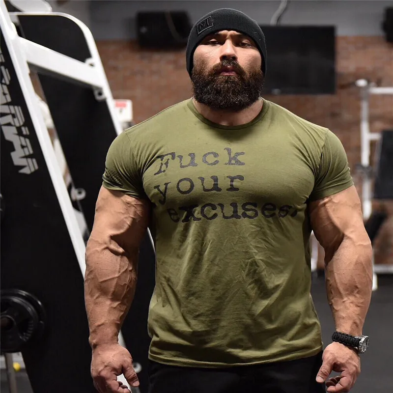Dɾte де remise en forme musculaire de freres tout-Котон замена courtes футболка respirant hommes Повседневная