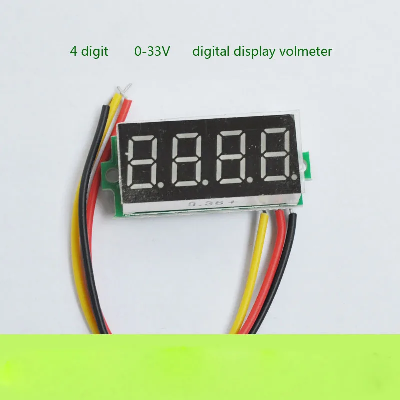 5 шт./партия цифровой вольтметр мультиметр 0 33 в 36 дюйма|panel meter|digital voltmetermeter led |