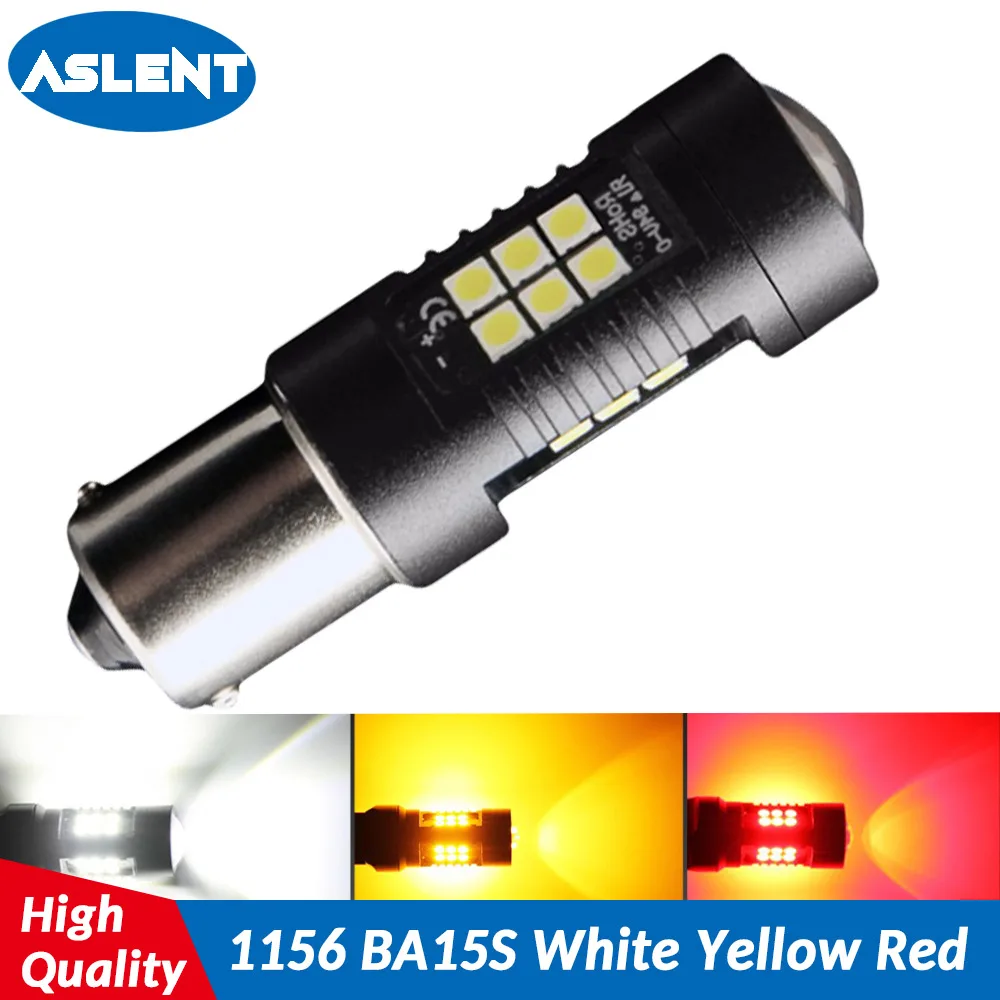 2 шт. 1156 BA15S P21W светодиодный BAY15D лампы 1157 P21/5 Вт R5W 21 3030SMD авто противотуманных фар