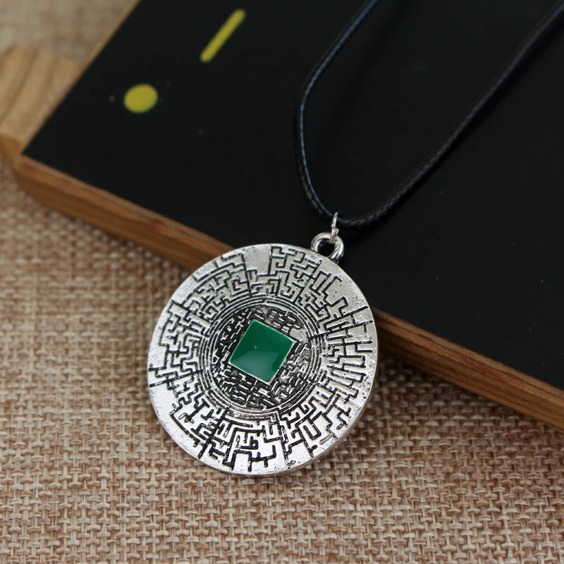 Adventure Movie New Style The Maze Runner Pendants Thomas Retro Rope Leather Necklace Vintage Round Women Men Statement | Украшения и