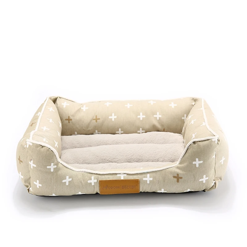 Beige 1 Товары для домашних животных, кровати для больших собак, кошек, скамейка для щенков, питомник, кровать для собак, диван, домик, коврик, одеяло, товары для животных, чихуахуа, кровать Coo043 - Цвет: Beige 1