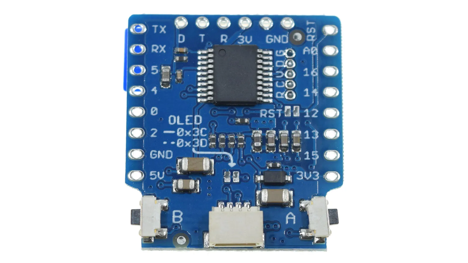 OLED щит V2.1.0 для WeMos D1 mini 0,6" дюймов 64X48 IIC igc две кнопки