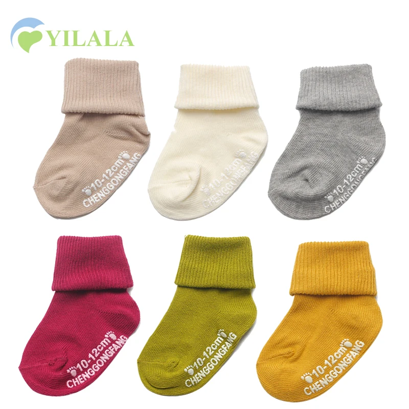 Lovely Bow Baby Socks Letter Cotton Breathable Boys Girls Solid Infant Sock Soft Anti Slip Props Clothing | Детская одежда и обувь