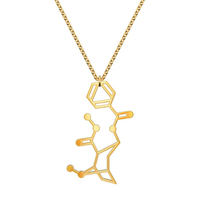 Кокаин ожерелье с дизайном молекула | Украшения и аксессуары