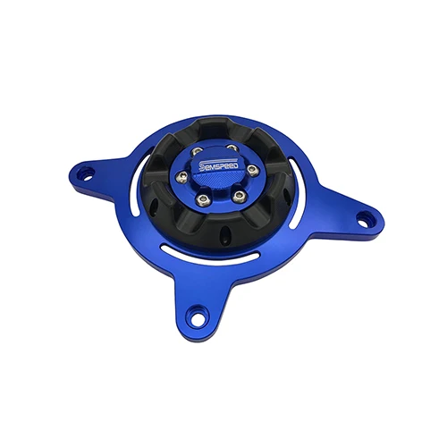 Синий Для YAMAHA NVX 155 150 125 AEROX 155 NVX155 AEROX155- аксессуары для скутеров крышка двигателя защитная накладка крышка протектор - Цвет: Синий