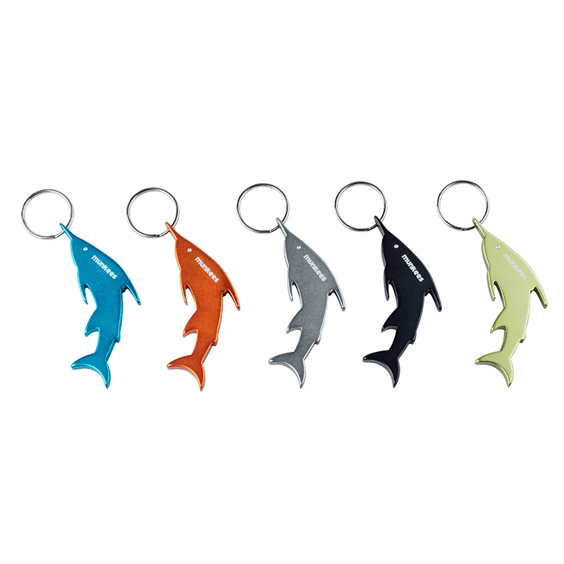 Sword Fish x 5pcs Алюминиевый Брелок-открывашка, кухня, морская лошадь, рыба, дельфин, черепаха, переносные пивные напитки, мини размер, подарок на День святого Валентина для мальчика - Цвет: Sword Fish x 5pcs