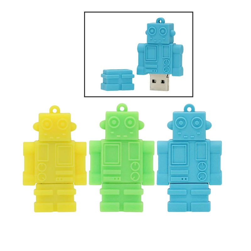 Флеш-диск USB 2 0 робот флэш-накопитель объемом памяти 4 ГБ/8 ГБ/16 ГБ/32G робота из