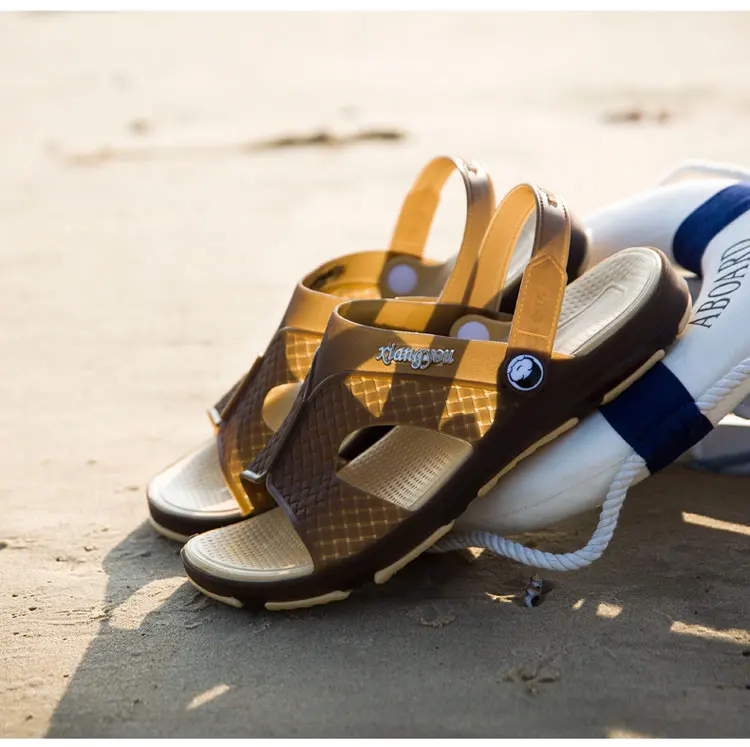 HKIMDL Goedkope Mannen тапочки Ademend Buiten зомер Heren Schoenen режим Nieuwigheid Ontwerp Повседневное Strand тапочки Mannen