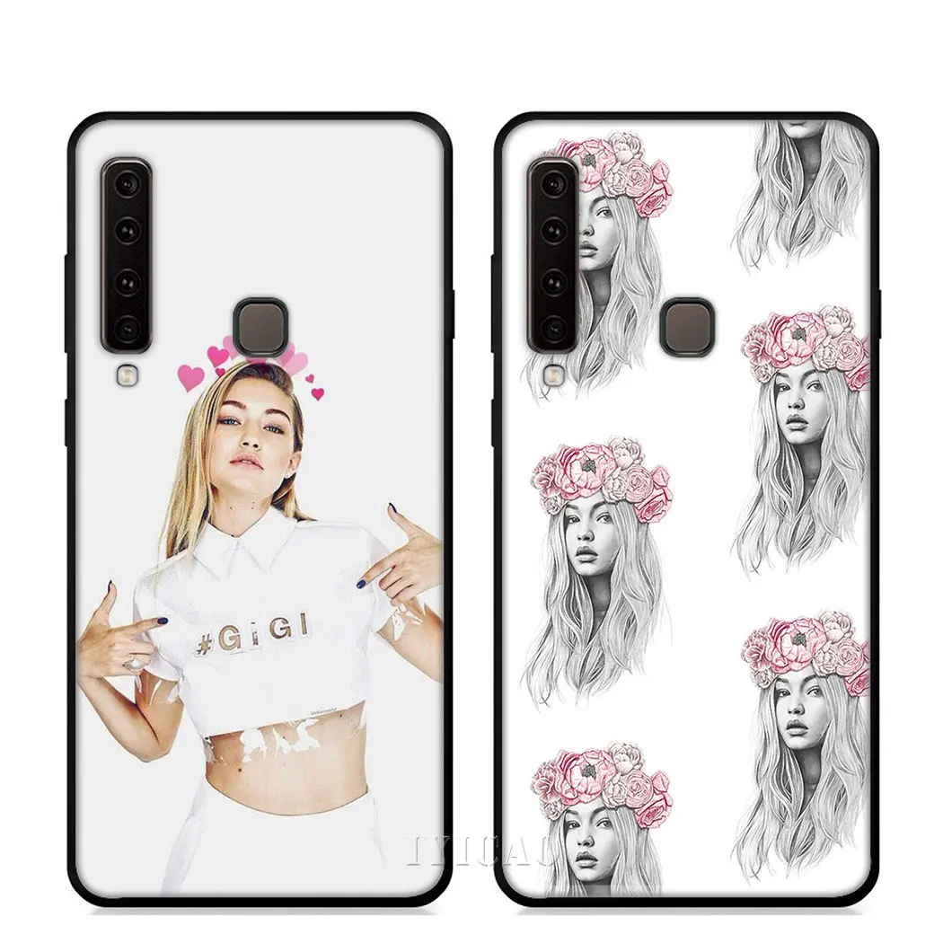 IYICAO Gigi Hadid мягкий чехол для samsung Galaxy A9 A8 A7 A6 2018 плюс A3 A5 2016 2017 телефона |